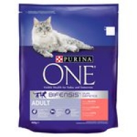 Morrisons  Purina One Adult Cat Salmon and Whole Grain