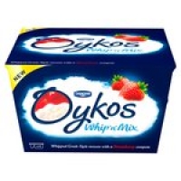Morrisons  Oykos Whip n Mix Strawberry Yogurt