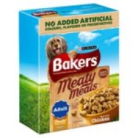 Morrisons  Bakers Meaty Meals Adult Dog Food Chicken