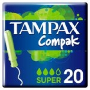 Tampax Compak Super with Applicator Ta £2.00