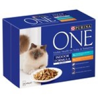 Morrisons  Purina One Indoor Cat Food Tuna and Chicke