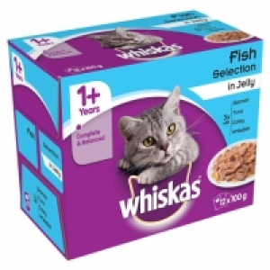 Whiskas Fishermans Choice in Jelly 12 x 100g