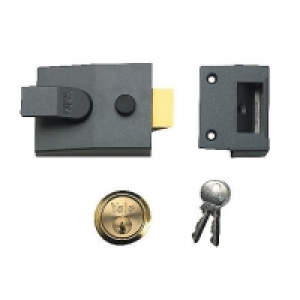 Yale P-89-DMG-PB-60 89 Deadlocking Nightlatch 60mm Grey / Br £37.20
