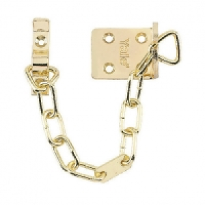 Yale V-WS6-EB High Security Door Chain Brass £10.60