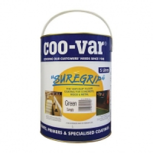 Coo-var Suregrip Anti-slip Floor Paint Green 5L £49.99