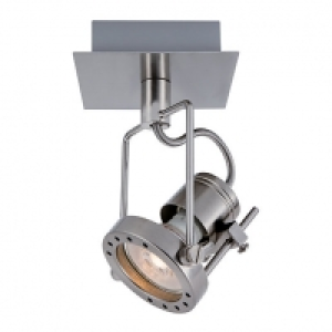 Wickes Studio LED Single Spotlight Brushed Chrome £11.99