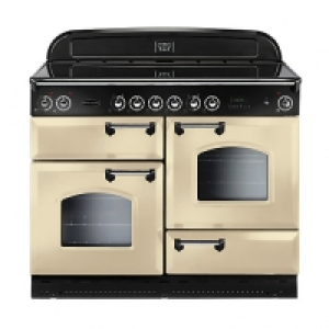 Rangemaster Classic 110cm Ceramic Cooker Cream & Chrome