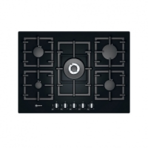 Neff T63S46S1 BK 5 Burner Gas Hob 700mm