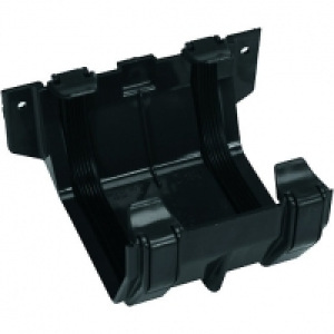 Wickes Black Squareline Gutter Joint Bracket