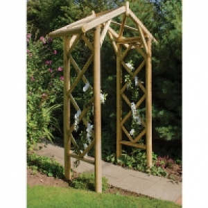 Forest Garden Forest Rose Arch Natural