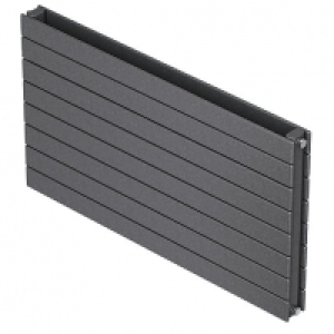 QRL Slieve Horizontal 578x1400 Gun Metal Radiator £254.99