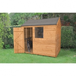 Wickes Overlap Dip Treated Reverse Apex Shed 8x6