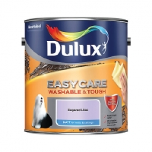 Wickes  Dulux Easycare Matt Paint Sugared Lilac 2.5L