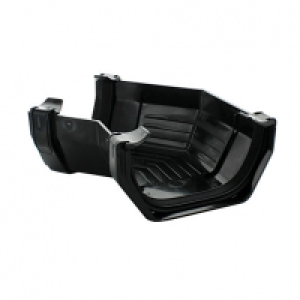 Wickes 114mm Squareflo 120 Deg Angle Black £3.49