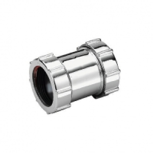 Wickes Pipe Connector Chrome Finish 40mm £1.69
