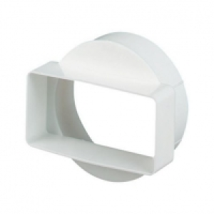 Manrose Short Round to Rectangle Adapter 110 x 54mm