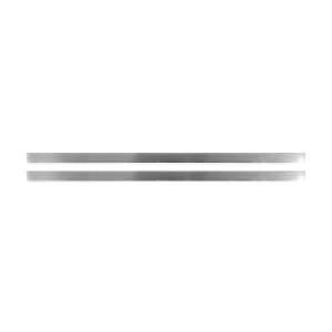 Wickes Slimline Handles Brushed Nickel Finish 224mm 2 Pack £13.39
