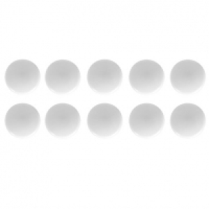 Wickes Plastic Knobs White 34mm 10 Pack £8.99