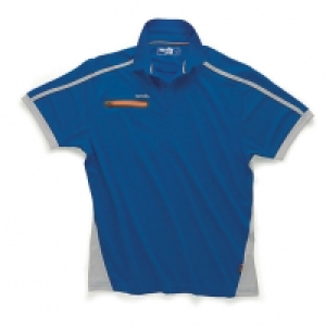 Scruffs Pro Active Zip Polo Blue