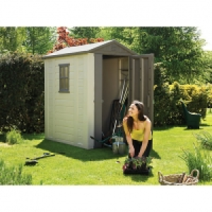 Wickes Plastic Apex Garden Shed 4 x 6
