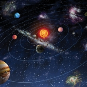 ohpopsi Solar System Wall Mural Multi Large