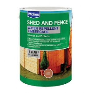 Wickes Water Repellent Timbercare Light Brown 5L