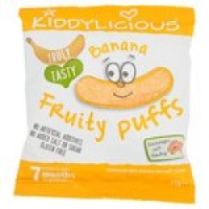 Kiddylicious Fruity Puffs Banana £0.55