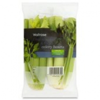 Ocado  Waitrose Green Celery Hearts Pack