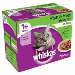 Whiskas Favourites in Jelly 12 x 100g £2.49