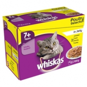 Whiskas Senior in Jelly 12 x 100g £2.49