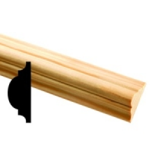 Wickes Pine Astragal Moulding FB369 8x21x2400mm