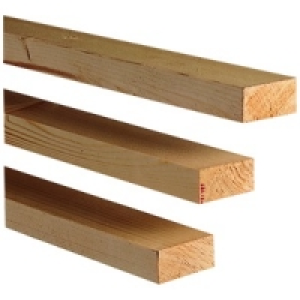 Wickes Planed All Round Softwood Timber 34x44mmx1800mm Pack