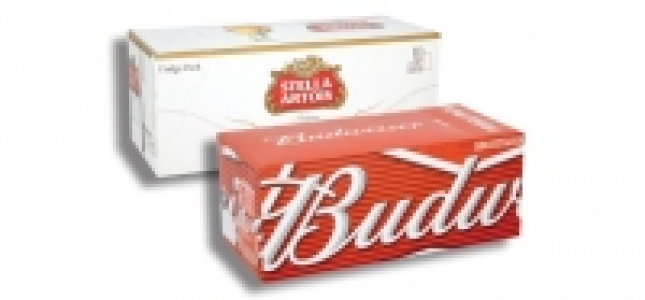 Stella Artois, Budweiser £9.00