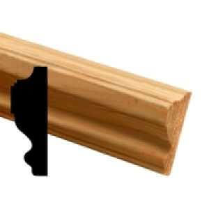 Wickes Pine Cover Moulding FB405 12x32x2400mm