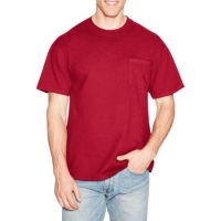 Walmart  Hanes Mens Premium Beefy-T Cotton Short Sleeve T-Shirt with 