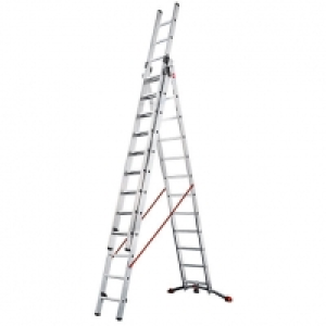 Hailo Profi-lot 3 x 12 Combination Ladder with Unique Curved
