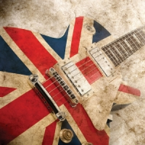 ohpopsi Rock Guitar Wall Mural Multi X-large