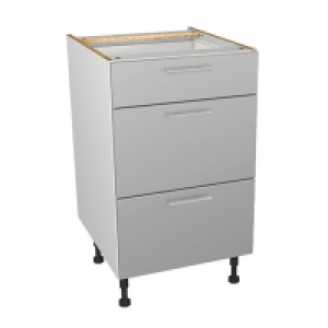Wickes Orlando Grey Drawer Unit 500mm