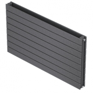 QRL Slieve Horizontal 578x1200 Gun Metal Radiator £244.99