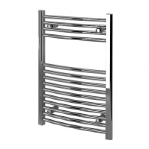 Kudox Towel Radiator 500 x 750mm Curved Chrome £74.99