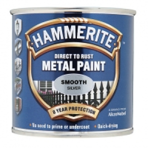 Hammerite Metal Paint Smooth Silver 250ml £8.99