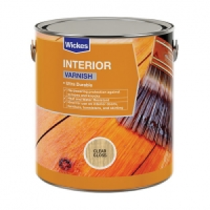 Wickes Professional Interior Varnish Clear Gloss 2.5L £29.99