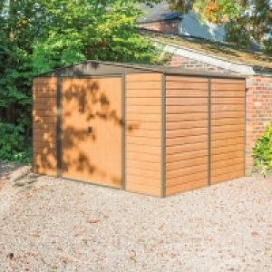 Rowlinson Woodvale Metal Apex Shed without Floor 10x8