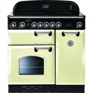 Rangemaster Classic 90 Dual Fuel Cooker Cream & Chrome