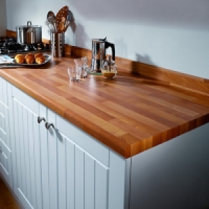 Wickes Upstand Cherry Block Effect 3000 x 70 x 12mm £25.00