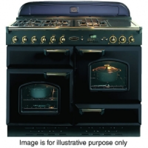 Rangemaster Classic 110 Lpg Gas Cooker Black & Chrome &pound;2,122.00