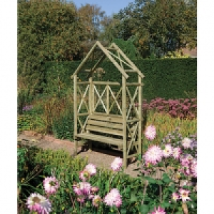 Rowlinson Rustic Seat Pressure Treated.