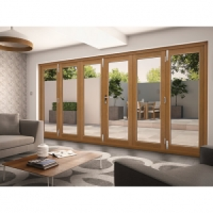 Wickes Albery External Door Folding Set Oak 14ft Wide £3,994.15
