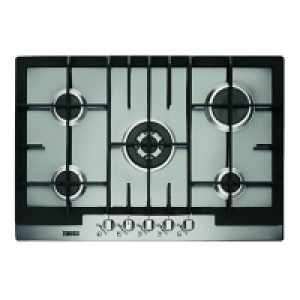 Zanussi ZGG76524XA 5 Burner Gas Hob Stainless Steel 750mm