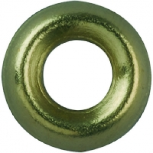 Wickes Brass Screw Cup Washers No.8 Pack 20